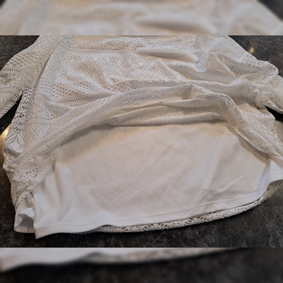 Dana Buchman crochet type top Medium - Picture 8 of 12
